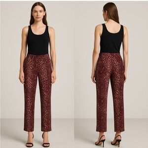 Haute Hippie snakeskin print silk pants